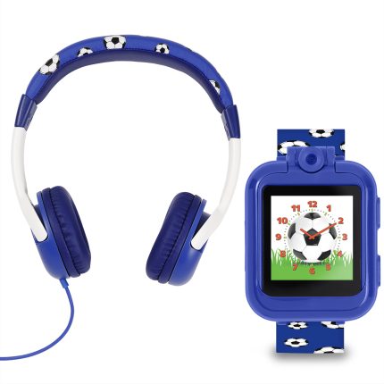 Tikkers Blue Football Interactive Watch & Headphone Set TKS02-0004