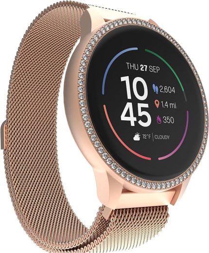 iTouch Sports 4 Unisex  Smartwatch Rosegold/Rosegold Stainless Steel Strap,TP4E02-C29,45mm