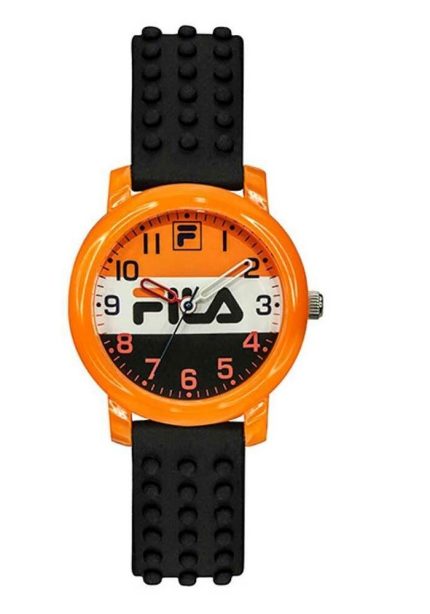 Fila Kids Analog Watch Black Strap, 38-203-005, size 30mm